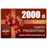 Karta Podarunkowa na prezent 2000 zł - Gratis wysyłka towaru