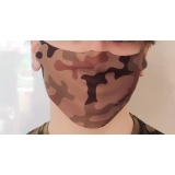 Maska maszeczka elastyczna na twarz WZ93 Haasta młodzieżowa