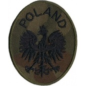 Naszywka na mundur Godło polowe Orzeł POLAND elipsa rzep