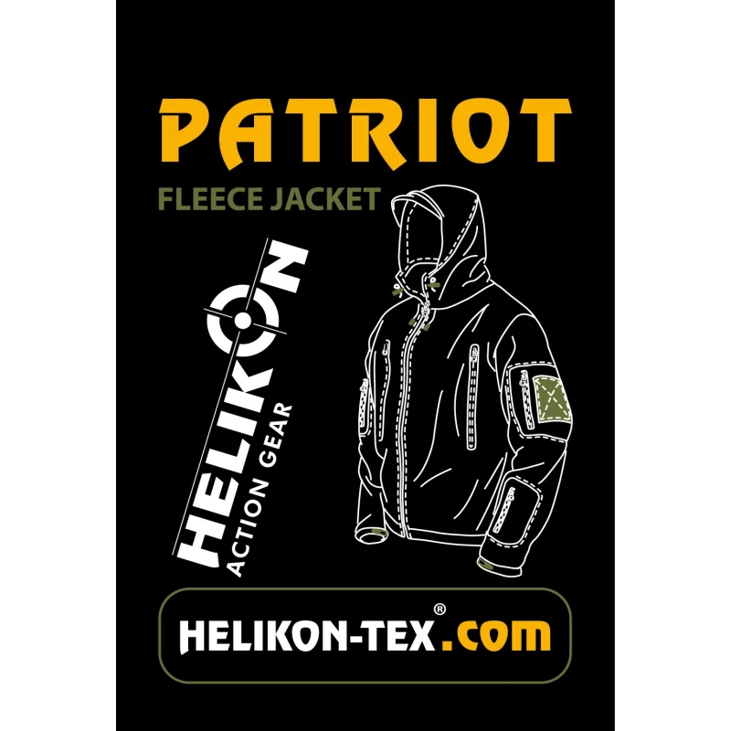 Polar Patriot Helikon czarny - black BL-PAT-HF-01