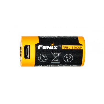 Akumulator Fenix USB ARB-L16UP (16340 RCR123 700 mAh 3,7 V)