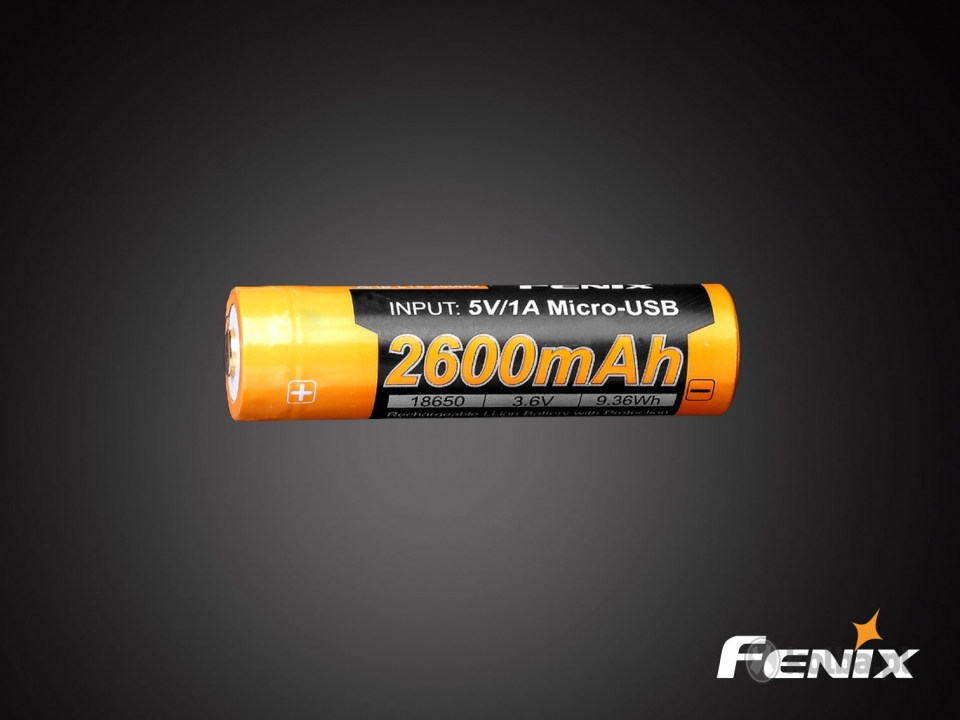 Akumulator Fenix USB ARB-L18U 18650, 2600 mAh 3,6V