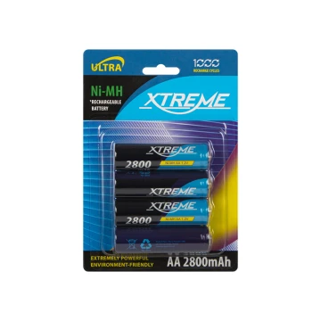 Akumulatory R6 Ni-MH AA 2800mAh XTREME 4 szt