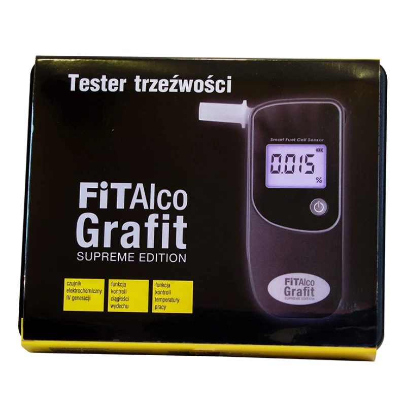 Alkomat FITalco Grafit (3 lata kalibracji gratis)