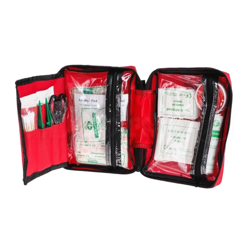 Apteczka turystyczna z wyposażeniem czerwona Mil-Tec 16027000