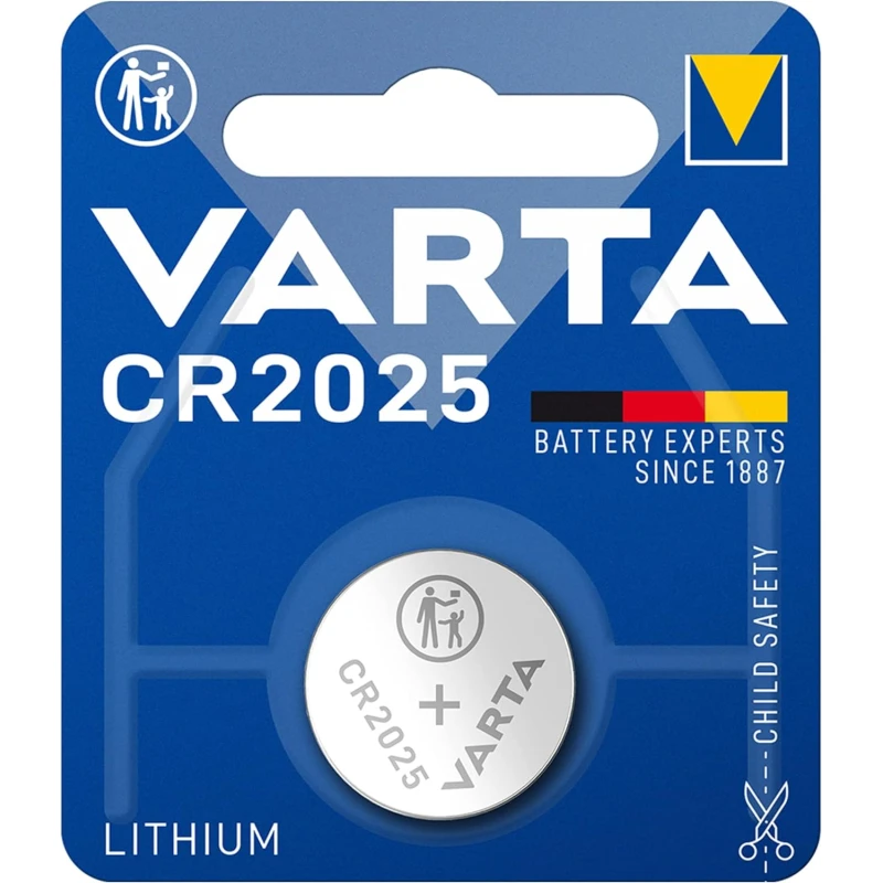 Bateria Varta Lithium CR2025 3V blister