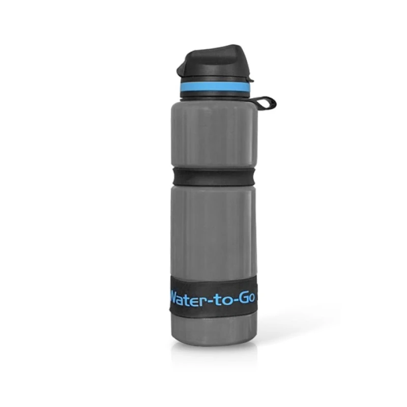 Bidon z filtrem do wody, butelka fitrująca Water-to-Go Active 750 ml blue