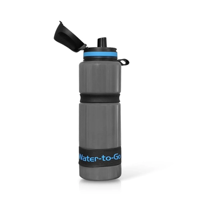 Bidon z filtrem do wody, butelka fitrująca Water-to-Go Active 750 ml blue