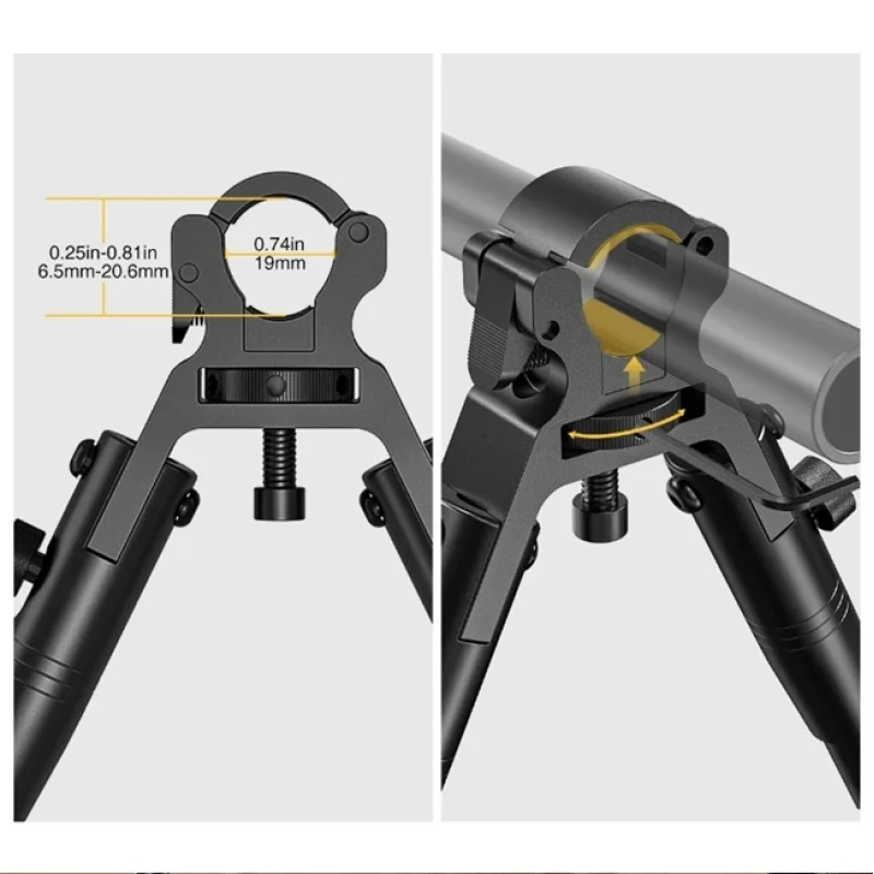 Bipod Genetic dwójnóg składany uniwersalny na lufę - podpórka