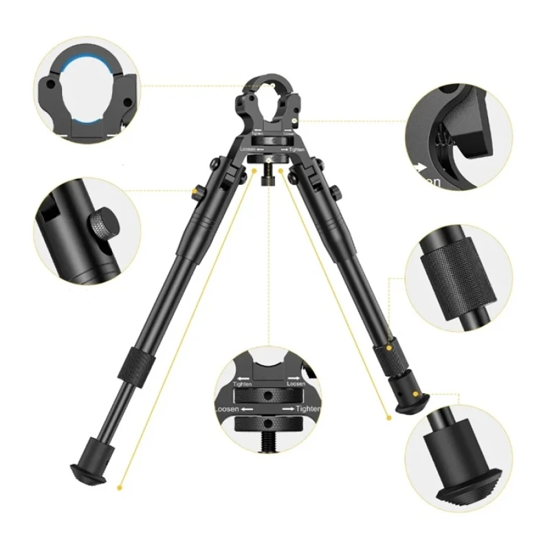 Bipod Genetic dwójnóg składany uniwersalny na lufę - podpórka