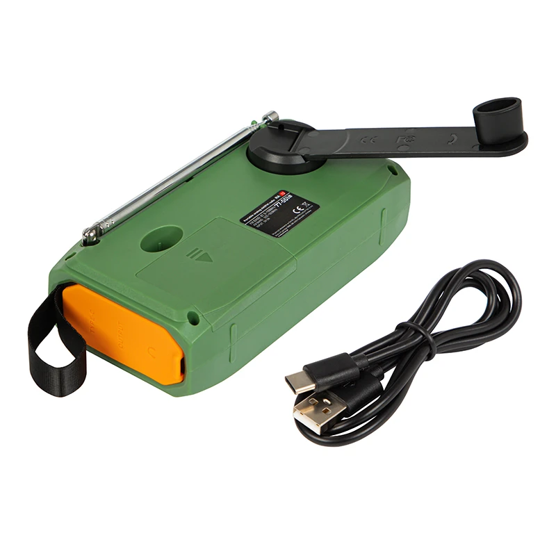 Radio survivalowe na korbkę, solarne, BLOW LCD Powerbank 4500 mAh FM/AM SOS