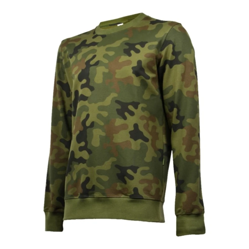 Bluza dresowa bawełniana polski kamuflaż WZ93  PL woodland