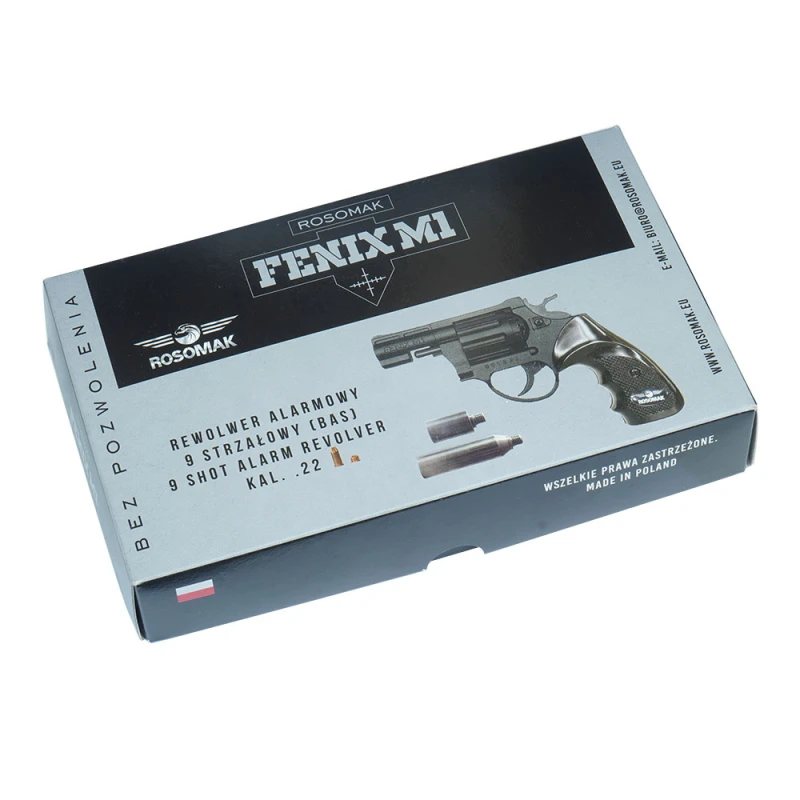 Broń alarmowo-sygnałowa Rewolwer hukowy Rosomak Fenix MI 3\'\' BAS kal. .22 long alarm 