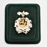 Medal Żonom Myśliwych za Tolerancję pozłacane srebro, Makama