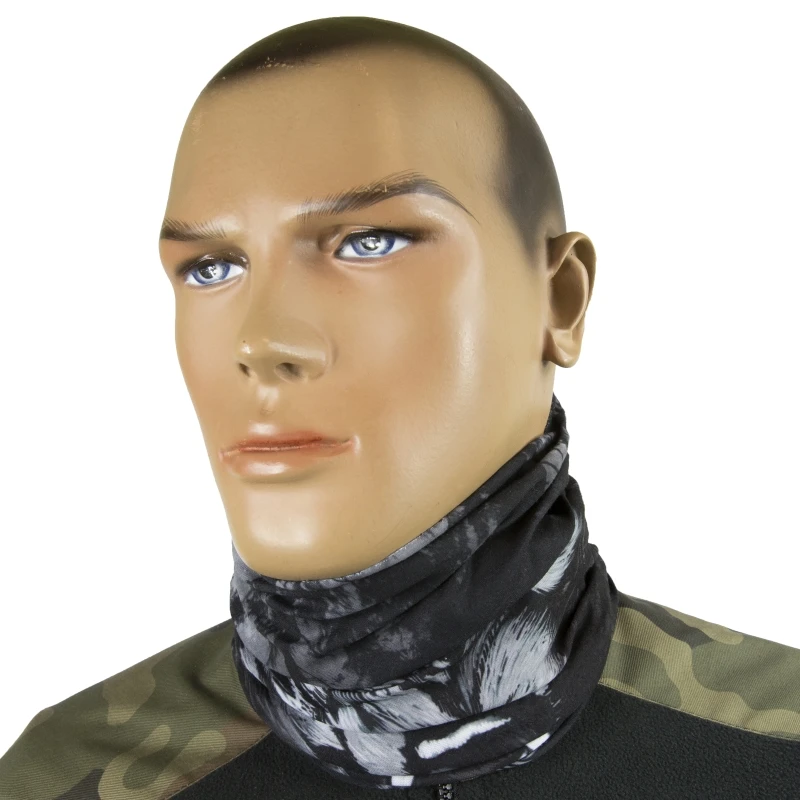 Chusta wielofunkcyjna czarny Wilk Haasta