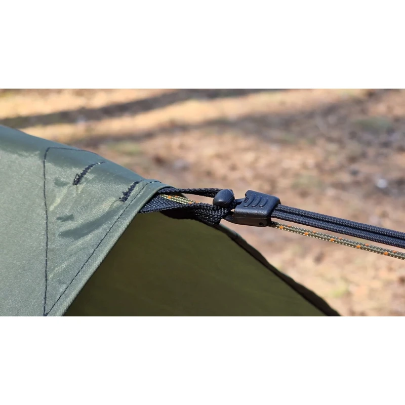 Bushmen EASY Tarp 3x3m green do lasu płachta biwakowa zadaszenie do lasu