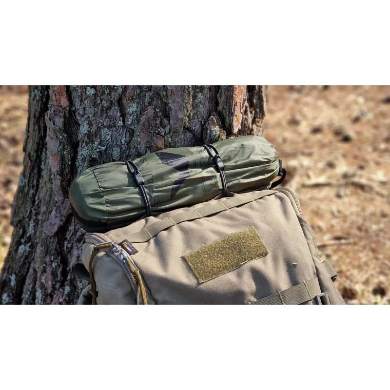 Bushmen EASY Tarp 3x3m green do lasu płachta biwakowa zadaszenie do lasu