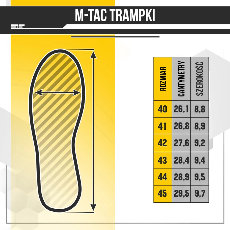 Buty Trampki taktyczne M-TAC khaki 