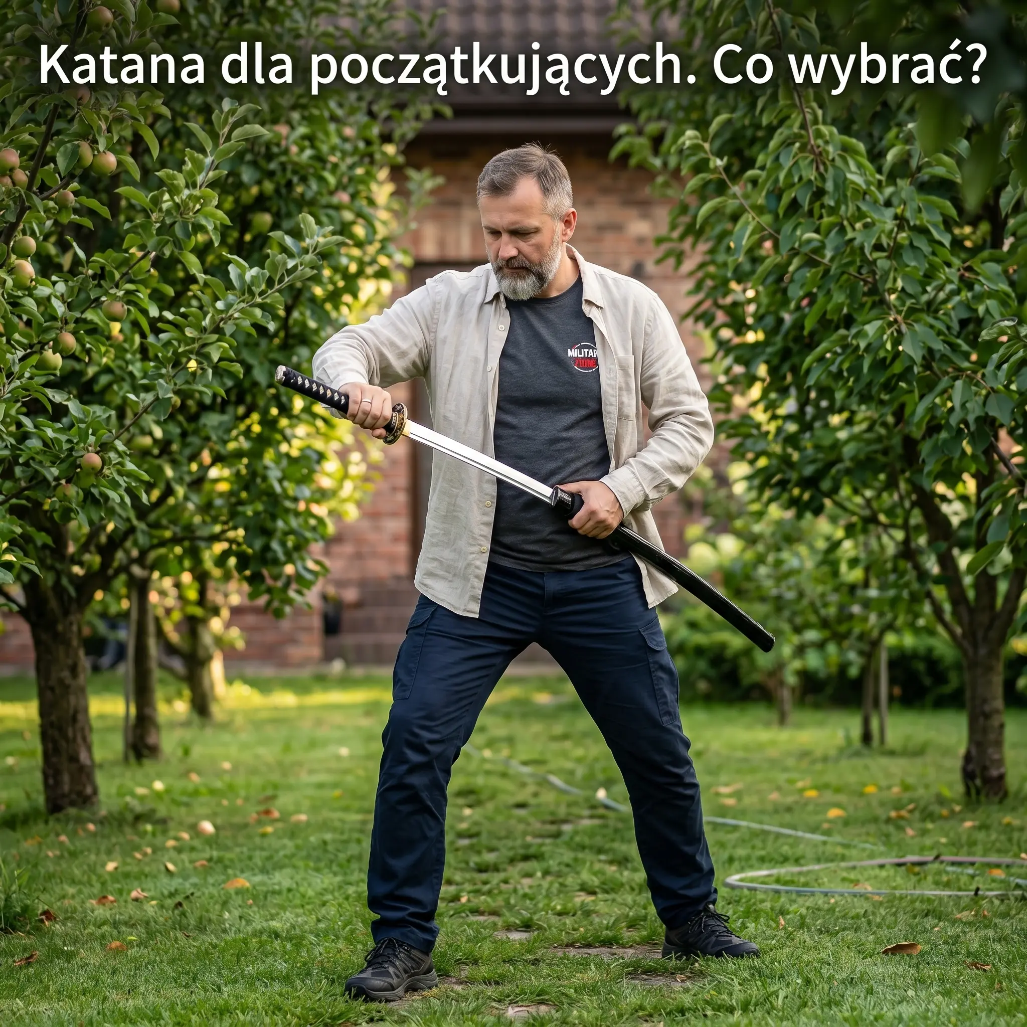 Katany do treningu ruchów i postaw. Ćwicz w domu, ogrodzie, gdzie chcesz