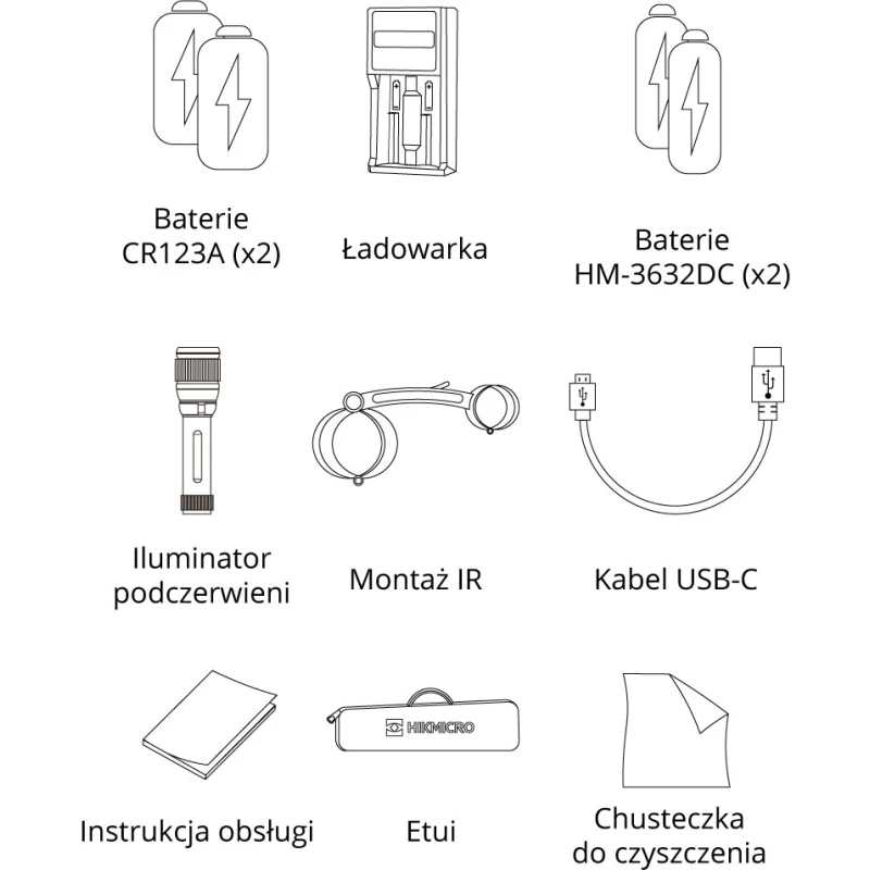 Celownik noktowizyjny HIKMICRO by HIKVISION Alpex A50T z iluminatorem 850 nm