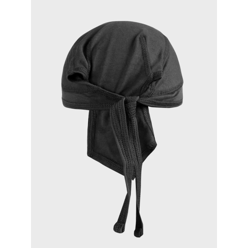 Chusta wojskowa bandana czarna Dominator headwrap bawełna i spandex