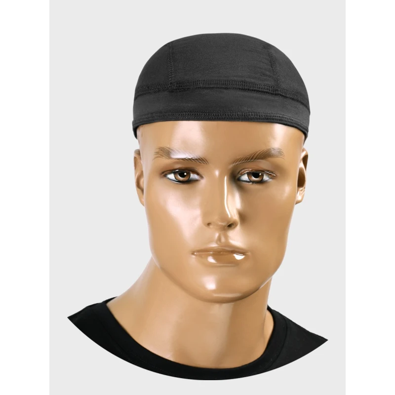 Chusta wojskowa bandana czarna Dominator headwrap bawełna i spandex