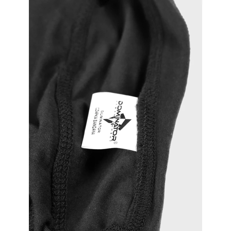 Chusta wojskowa bandana czarna Dominator headwrap bawełna i spandex