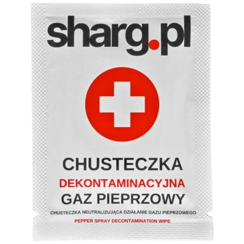 Chusteczka neutralizująca gaz pieprzowy dekontaminacyjna