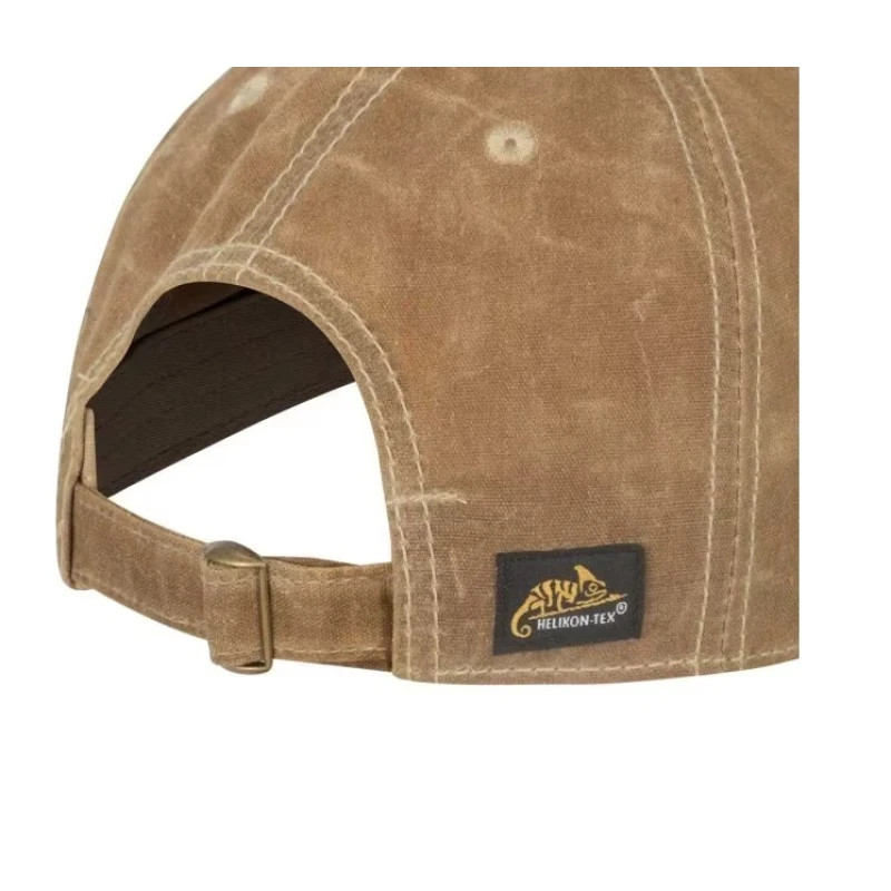 Czapka Helikon Baseball Bushcraft - Waxed Cotton - Khaki