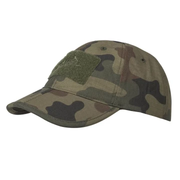 Czapka Baseball Folding Cap Helikon - PL Woodland WZ93