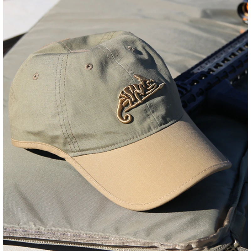 Czapka Baseball Logo Cap Helikon Rip-Stop olive /adaptive green