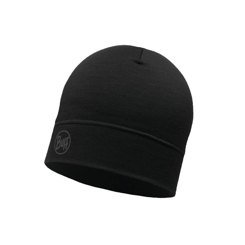 Czapka Buff Merino Wool lightweight beanie black