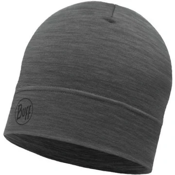 Czapka Buff Merino Wool lightweight beanie grey