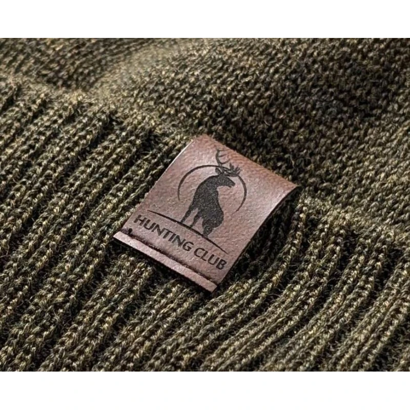 Czapka myśliwska Agbo Hogan wełna Merino - czarna