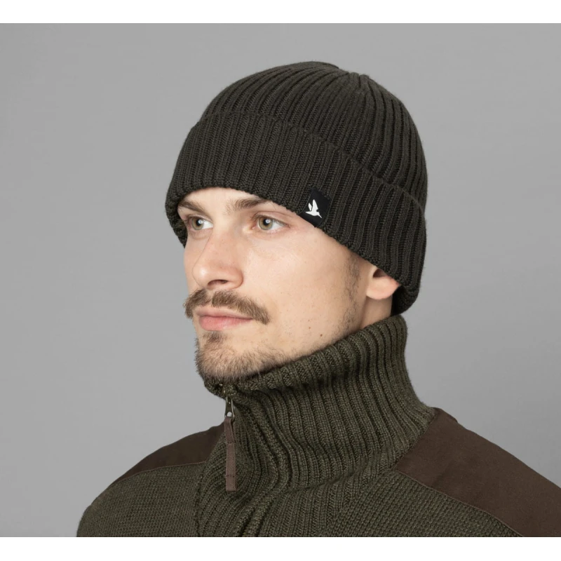 Czapka myśliwska Seeland Norite Beanie merino woll - Grizzly Brown