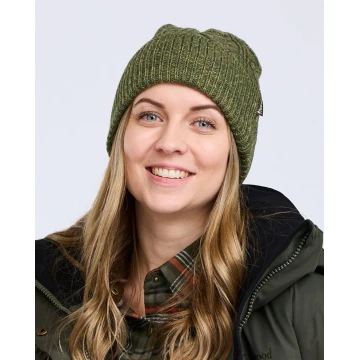 Czapka zimowa Knitted Melange Pinewood zielona green mel 1174-116