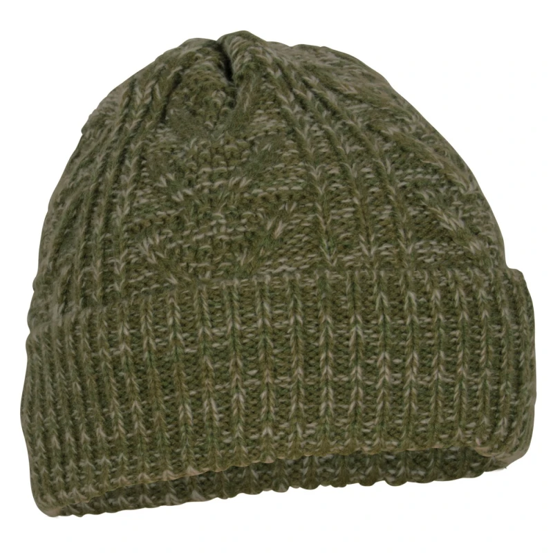 Czapka zimowa Knitted Melange Pinewood zielona green mel 1174-116
