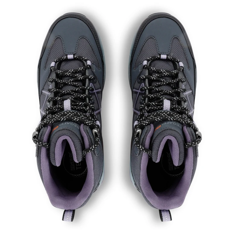 Damskie buty trekkingowe Regatta Samaris III szare, górskie obuwie z membraną