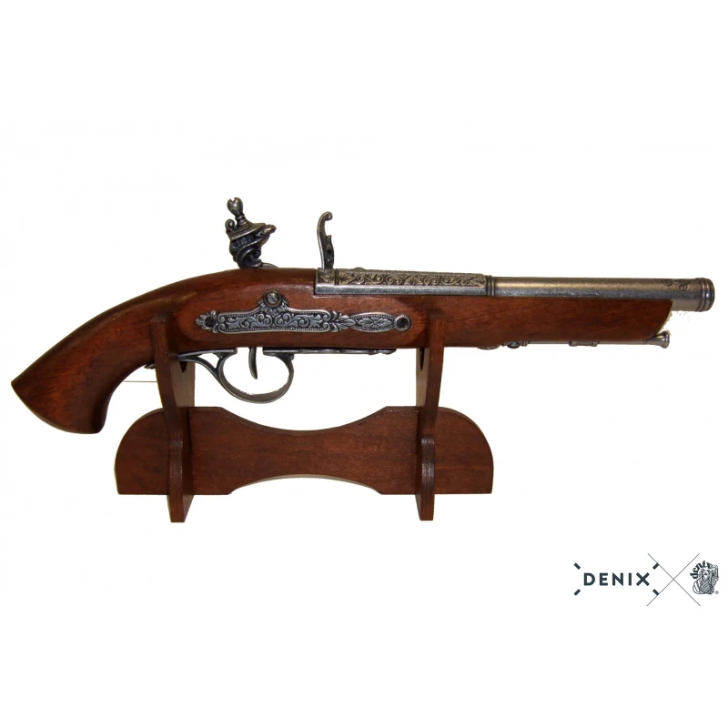 Drewniany, solidny stojak do broni Denix brązowy ekspozytor