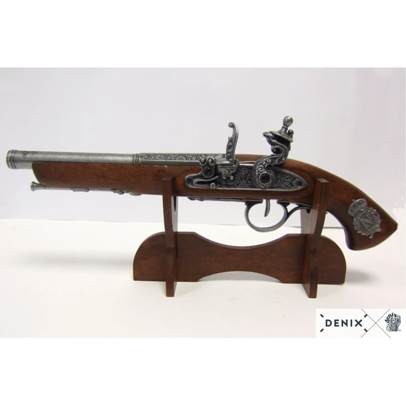 Drewniany, solidny stojak do broni Denix brązowy ekspozytor