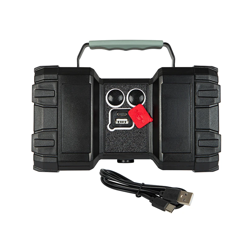 Duża Latarka LED akumulatorowa Szperacz dwustronna, 450 lm 40 W, Powerbank 5200 mAh