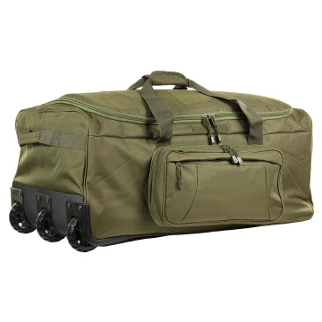 Duża torba wojskowa transportowa Trolley commando 101 INC 136L, olive, zielona