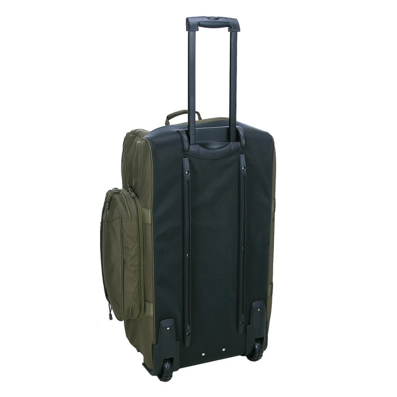 Duża torba wojskowa Trolley Contractor 101 INC 136L, green na kółkach z rączką Cordura®