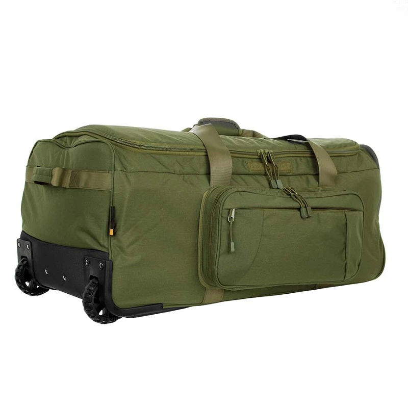 Duża torba wojskowa Trolley Contractor 101 INC 136L, green na kółkach z rączką Cordura®