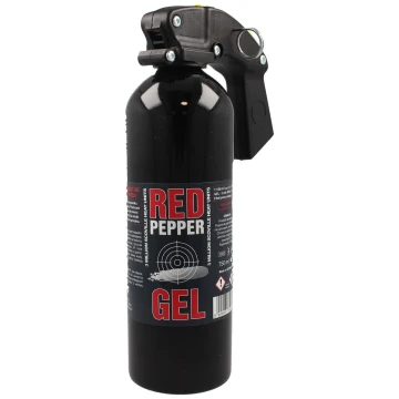 Duży Gaz pieprzowy XXL Graphite Red Pepper Gel 3 mln. SHU 750 ml chmura żel