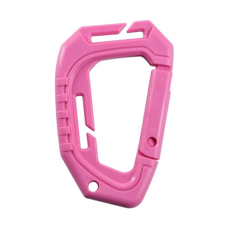 Duży Karabińczyk taktyczny M-TAC 9,3 cm różowy