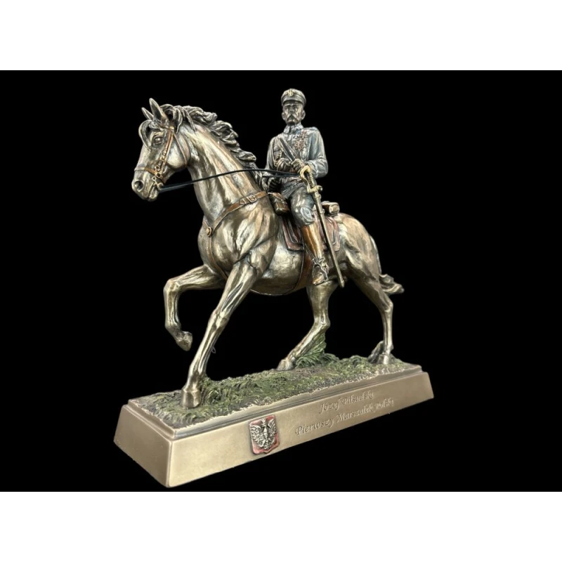 Ekskluzywna rzeźba figurka Józef Piłsudski 28,0 cm, Veronese CU02637A4