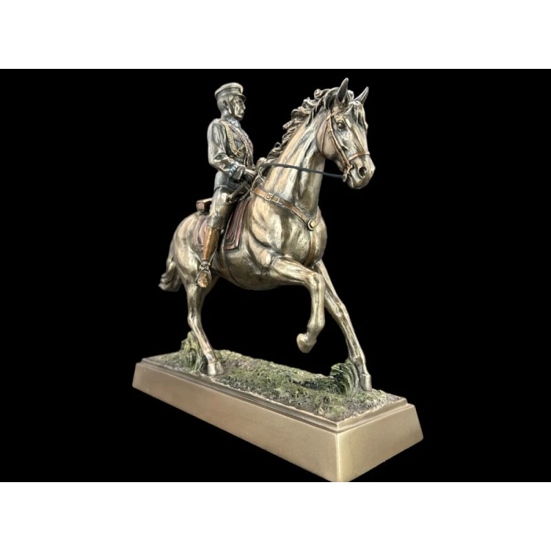 Ekskluzywna rzeźba figurka Józef Piłsudski 28,0 cm, Veronese CU02637A4