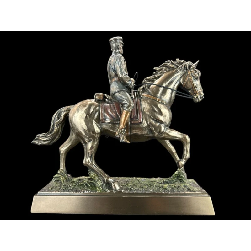 Ekskluzywna rzeźba figurka Józef Piłsudski 28,0 cm, Veronese CU02637A4