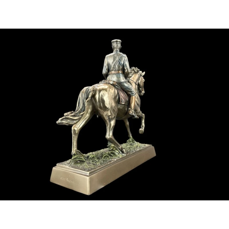 Ekskluzywna rzeźba figurka Józef Piłsudski 28,0 cm, Veronese CU02637A4
